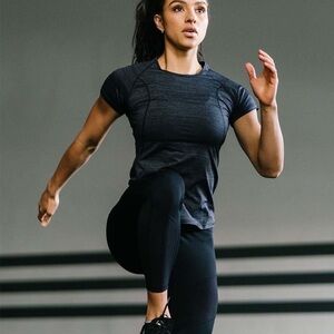 ZYIA Active Charcoal Competition Short Sleeve Tee